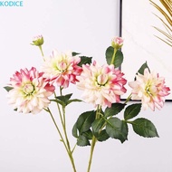 KODICE Artificial Dahlia Flower, Handmade Plant Simulation Big Dahlia, Photography Props Colorful Re
