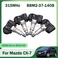 1/4pcs BBM2-37-140B Tire Pressure Monitor Systems For Mazda CX-7 CX-9 5 3 2 315MHz TPMS Tire Sensor 