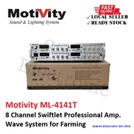Motivity ML-4141T 8 Channel Swiftlet Professional Amp. Wave System for Farming