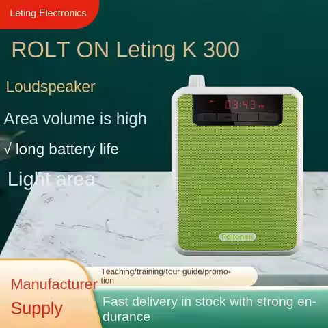 Rolton K300FW Wireless Loudspeaker Portable Teacher Teaching Guide Dedicated Waist Hanging High Powe