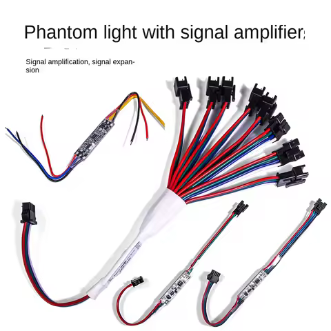 SPI simple signal amplifier, mini SPI Signal Amplifier for WS2812B WS2811 WS2813 Pixel RGB LED Strip