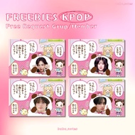 [30 Pcs] Freebies Kpop Cooking mama Pink ver. Cute Selkor Style Freebies Concert Postcard Packing
