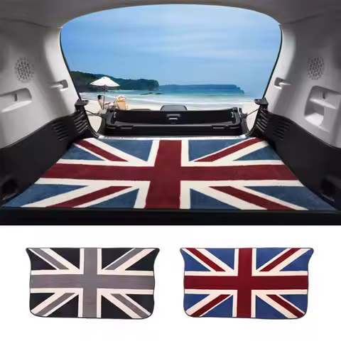 Custom Car Trunk Mat Car Accessories Union Flag Styling For Smart Fortwo ForFour 451 453 2007 2008 2