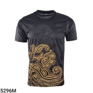 Men T-shirt Batik Design Jersey Material Baju T-shirt Lelaki Jersey Batik | Size XS - 3XL