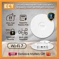 TP-Link Omada EAP770 BE11000 WiFi 7 Tri-Band Ceiling Mount Access Point 11Gbps 2.4GHz 5GHz 6GHz 2.5G