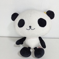 panda plushie big head smiling