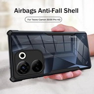 Clear Acrylic Casing For Tecno Camon 30 30s 20s 20 Pro 5G 4G CK6,CK6n,CK7n Camon 18P 18T 18 17 16 Pr