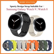 For Samsung Galaxy Watch 9 , Samsung Watch 8 Silicone Strap, Sport Styles Strap for Samsung Watch 9