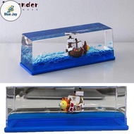 BJ Cruise Ship Fluid Drift Bottle, Acrylic Stress Relief Cruise Ship Model Decoration,  Relieve Anxi