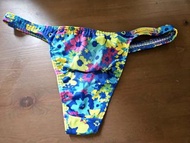 Addicted 花卉泳褲 swimwear thong t-back
