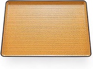 J-kitchens Obon 15.4 inches (39 cm), Bamboo Ajiro Long Handle Tray, Sesame Bamboo, Non-slip, 15.4 in