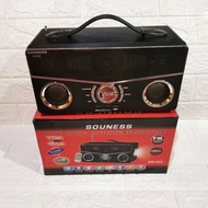 VINTAGE RADIO OLD SCHOOL SOUNESS SNI 903 WITH LED FLASHLIGHT USB SD CARD MP3 PLAYER PORTABLE SPEAKER