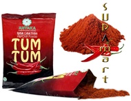 (100 gr) TUMTUM Bubuk Cabe 100% Murni Cabai Antaka Tumtum Bubuk Cabai Kering