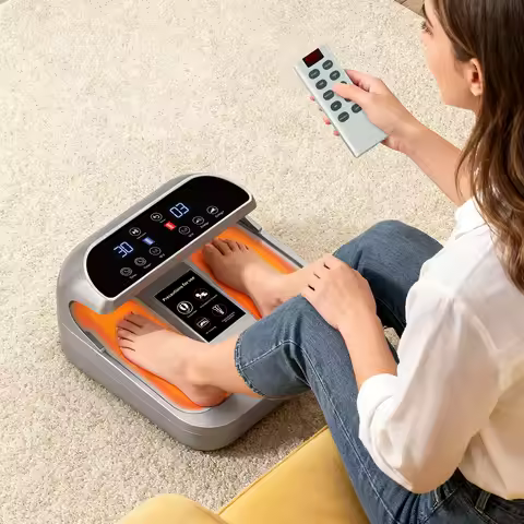 Therapeutic Foot Massager Device for Pain Relief and Relaxation Using Advanced THz Technology Olylif