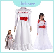 Annabelle Enchanting Creation Halloween Horror Doll White Dress For Adults Girls And