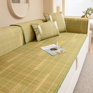 MLife Bamboo Forest Breeze Summer New Cool Feeling Bamboo Mat Sofa Cushion Rattan Mat Sofa Pad Cloth