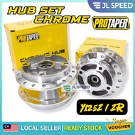 PROTAPER HUB CHROME YAMAHA Y125Z 125Z Y125 125ZR Y125ZR HUB WITH BEARING SET WHEEL GANTANG BUYONG BUYONG DEPAN BELAKANG