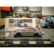 Diecast Rhino Model Mercedes Benz W201 190e Grey