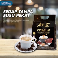 AEX-3C  KOPI LATTE &amp; TEH TARIK &amp; COKLAT KURMA (20 sachets) &amp; Kopi Ala Kazim (10 sachets)