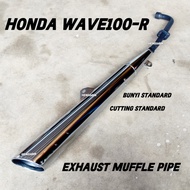 WAVE100-R HONDA EXHAUST WAVE 100 R EXHAUST EKZOS MUFFLER PIPE ASSY STANDARD STD EKZOS HENG
