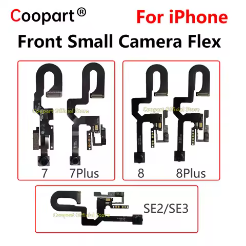 Front Facing Facetime Small Camera Flex Cable with Light Proximity Sensor Microphone Assembly For iP