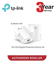 TP Link (TL-PA7017 KIT) New AV1000 Gigabit Powerline Starter Kit