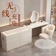 Light Storage Modern Slate Integrated Dressing Luxury Solid Wood Style Cream Smart Dressing Table Dr