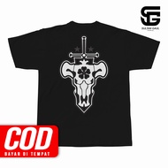 KATUN BLACK BULLS SQUAD Anime T-Shirt V3 Japanese Distro Unisex CottonBlack Clover