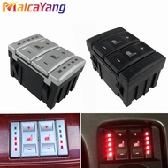 New Silver & Black Seat Heating Button Control Switch For Ford Mondeo MK4 S-MAX Galaxy MK 3 6M2T 19K