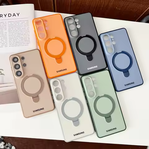 Original for Magsafe Bracket Phone Case For Samsung Galaxy S26 S25 S24 S22 Ultra S26+ Case A57 A37 A