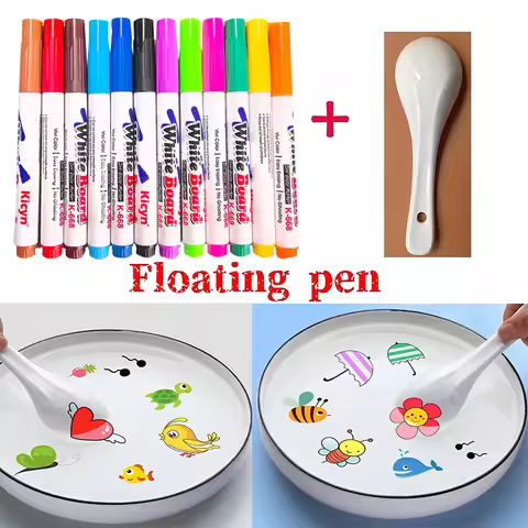 Magical Water Painting Pen Colorful Mark Pen Markers Floating Ink Pen Doodle Water Pens Children Mon