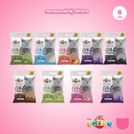 OKIKO [6 Liters] Premium Tofu Cat Litter Natural Fast Clumping Excellent Odor Control Size 6 Liters