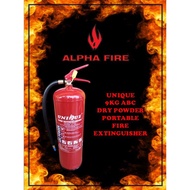 FIRE EXTINGUISHER - UNIQUE 9KG ABC DRY POWDER WITH SIRIM & BOMBA APPROVED