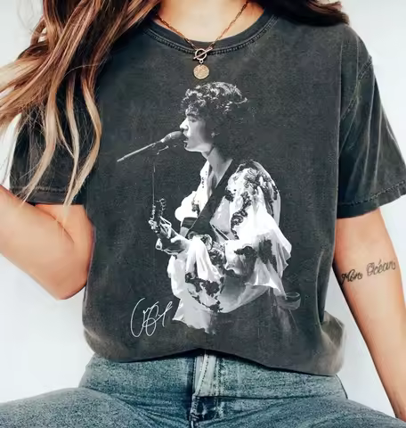 Vintage Conan Gray Guitar Conan Gray Tshirt, Conan Gray Wishbone Tour Era Unisex Classic Tee, Signed