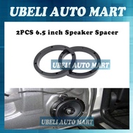 Speaker Spacer Universal 2 PCS 6.5" Speaker Mat Cover Adapter Speaker Spacer Mount Plastic cover Bla