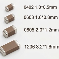 0402 0603 0805 1206 10nF - 82nF SMD Chip Capacitor