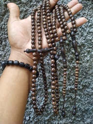 Tasbih Muslim Kayu Liwung Macan Tutul