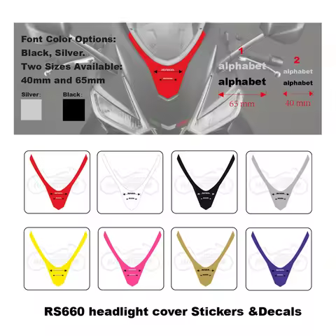 rs660 Motorcycle Accessories Fairing Sticker Kit For Aprilia RS660 2020-2021-2022-2023-2024 New fron