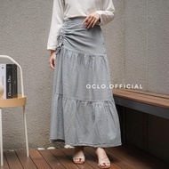 Oclo Trina Skirt | Rok Serut Linen Rami Casual