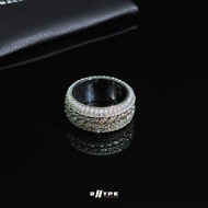 2HYPE Iced Spinning Cuban Ring