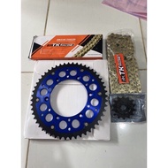 gear set yamaha wr155 wr 155 ROZ 520 set rantai tk racing