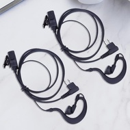 2Pcs Earphone Earpiece Headphone Multifunctional 2-Pin Earphone Walkie Talkie Headset Privacy Access