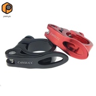 prettyia Bicycle Seatpost Clamp, 8.6mm Seat Clamp, Seat Post Clamp, Aluminum Alloy Clamp