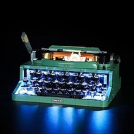 GEAMENT LED Light Kit Compatible with Lego Typewriter - Lighting Set for Ideas 21327 Building Model