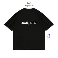 MEN'S T-SHIRT WITH YOUR WORDS, 08? ADULT PLAIN SHIRT WOMEN'S SHORT-SLEEVED SHIRT DISTRO COOL OVERSIZ