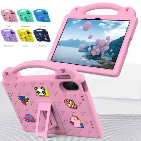 Kids Safe EVA Stand DIY Cartoon Case For Amazon Kindle Fire HD8 /HD8 PLUS (2024.2022.2020) Protectiv