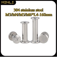 BOOK BINDING SCREW/ CHICAGO SCREW/ NICKEL BINDING SCREW/ SCRAPBOOK PHOTO ALBUM/304 Stainless Steel M