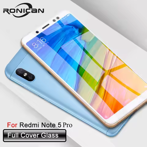 Full cover Tempered Glass on Redmi note 5 Pro note5 prime global 5.99 inch Screen Protective film fo