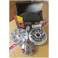 RACING FRONT PULLEY + AL FAN NCY RACING VARIO160 / VARIO 160 CVT PULLEY SET