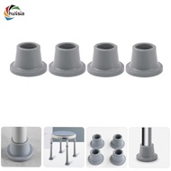 [chulisia] Set of 4 Shower Chair Feet for Bath Stool, Easy to Install Replacement Tips 1 1/8inch for